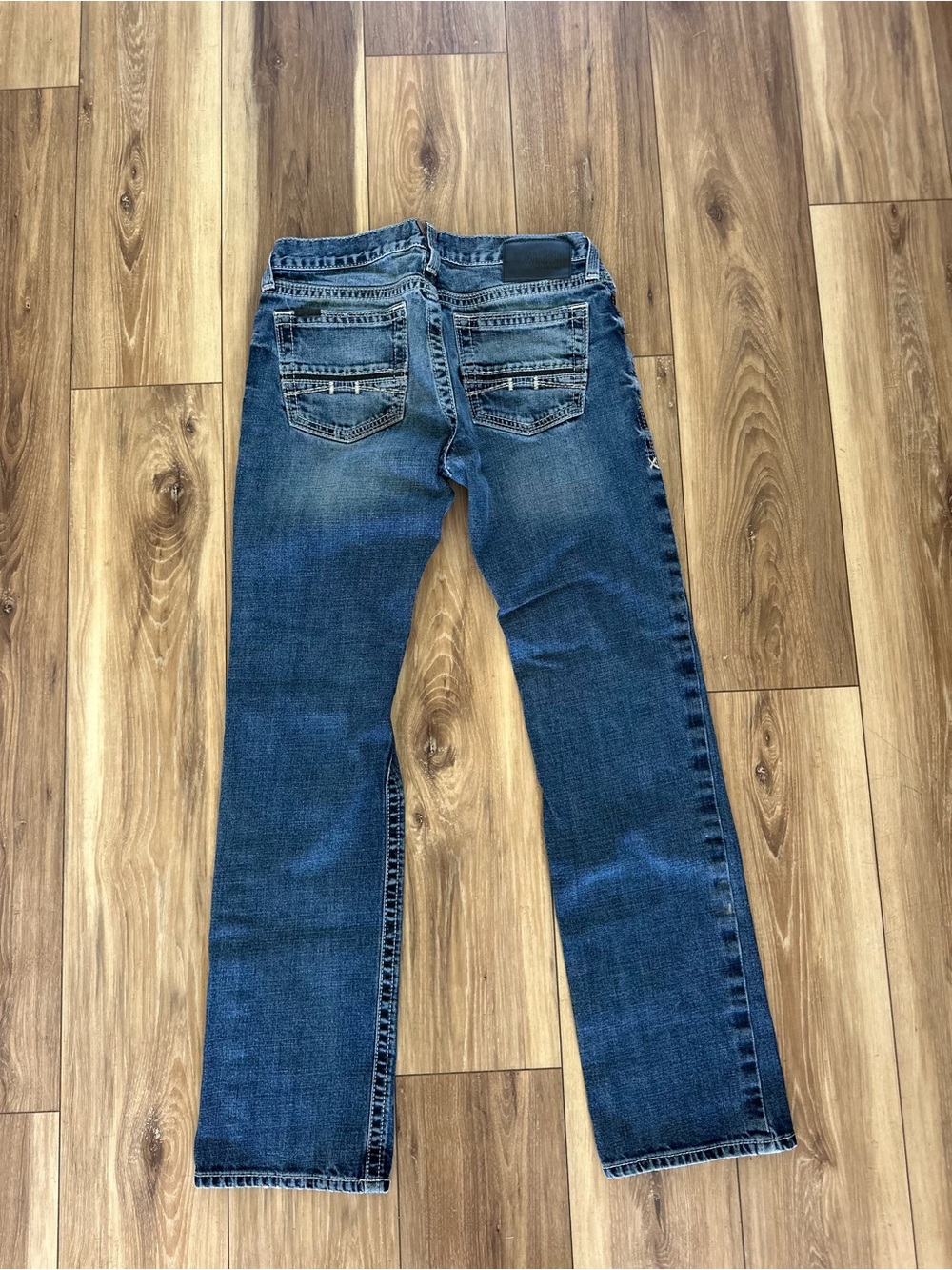 Ariat Slim Fit Straight Leg Men's Dark Blue Jeans size 32/34 read description - Picture 5 of 6